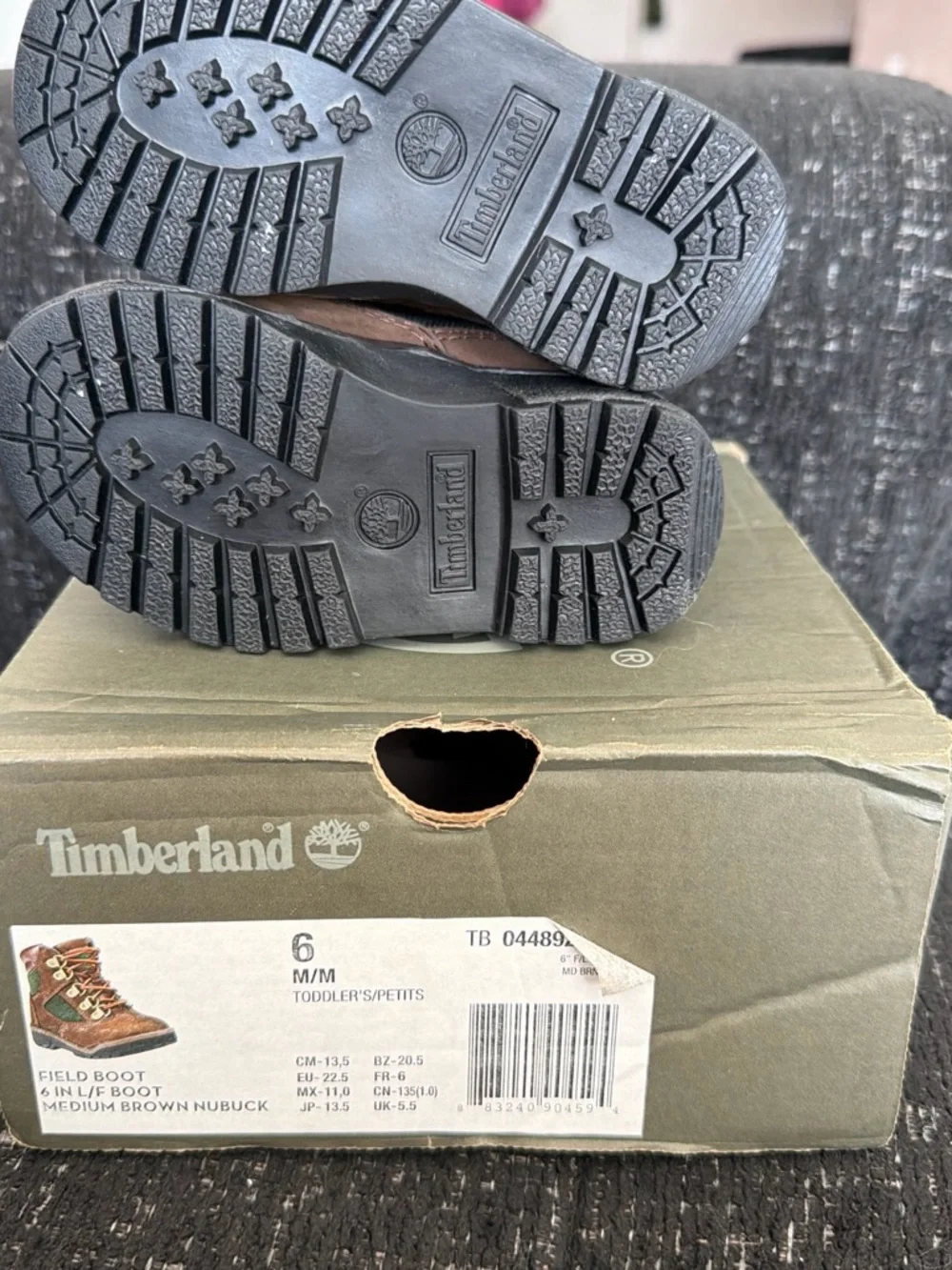Timberland Toddler Medium Brown Nubuck Field Boot